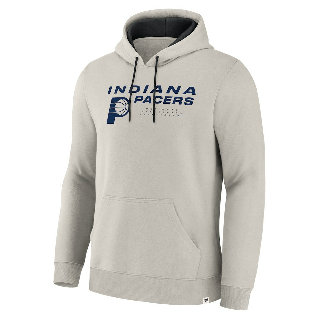 Off White Indiana Pacers Crossover Collection Blocked Shot Premium Pullover Hoodie | NBA