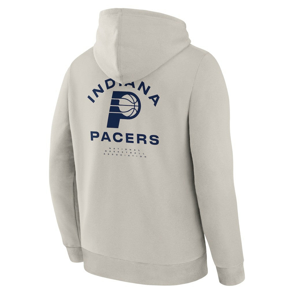 Off White Indiana Pacers Crossover Collection Blocked Shot Premium Pullover Hoodie | NBA