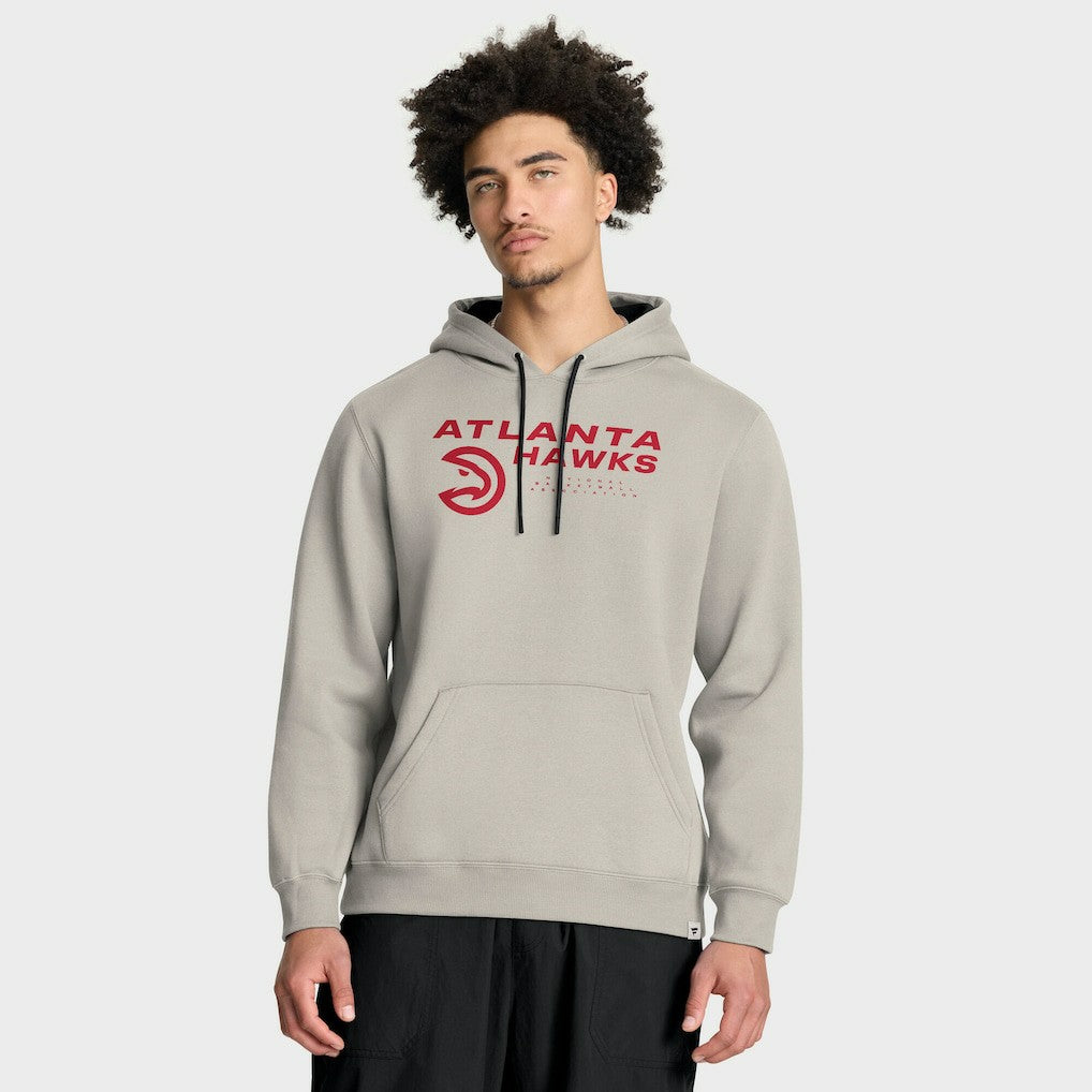 Off White Atlanta Hawks Crossover Collection Blocked Shot Premium Pullover Hoodie | NBA