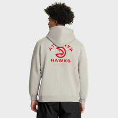 Off White Atlanta Hawks Crossover Collection Blocked Shot Premium Pullover Hoodie | NBA
