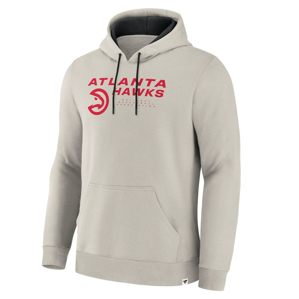 Off White Atlanta Hawks Crossover Collection Blocked Shot Premium Pullover Hoodie | NBA