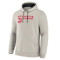 Off White Atlanta Hawks Crossover Collection Blocked Shot Premium Pullover Hoodie | NBA