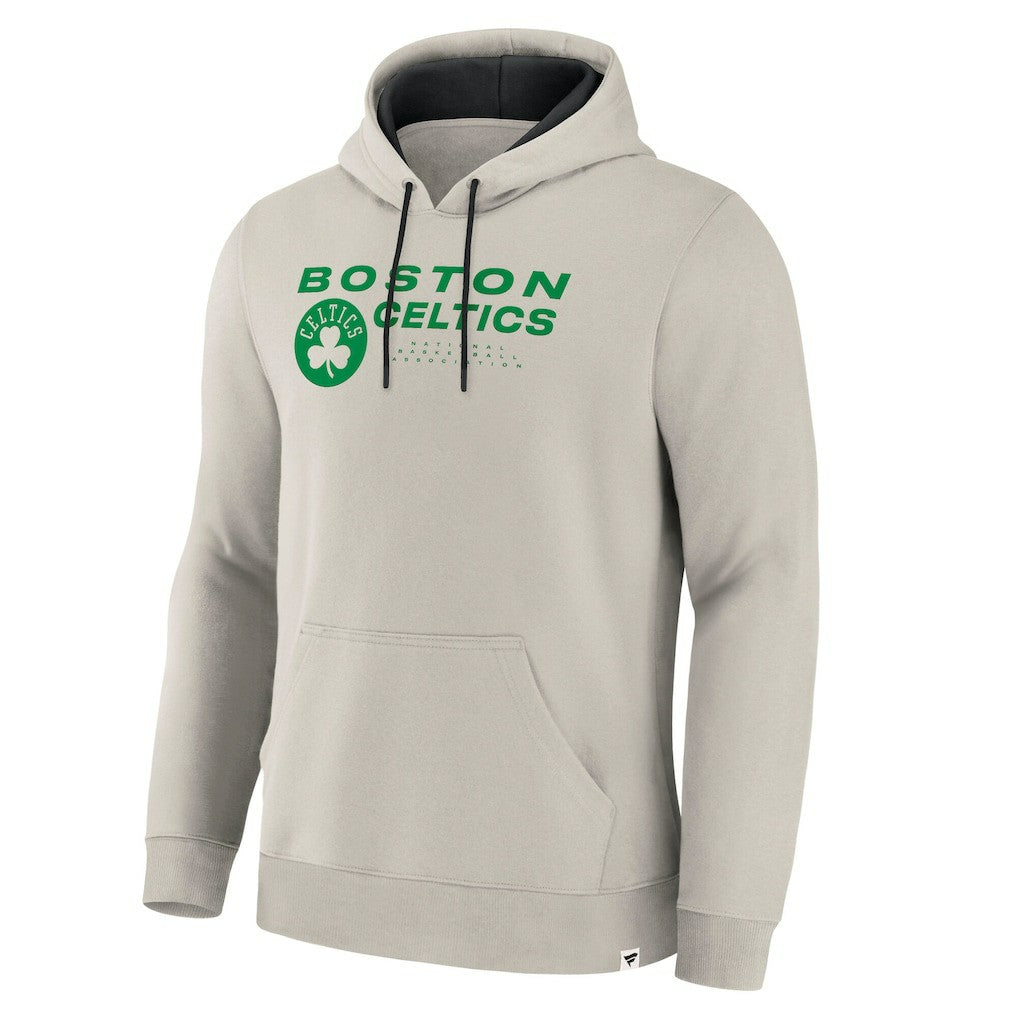 Off White Boston Celtics Crossover Collection Blocked Shot Premium Pullover Hoodie | NBA