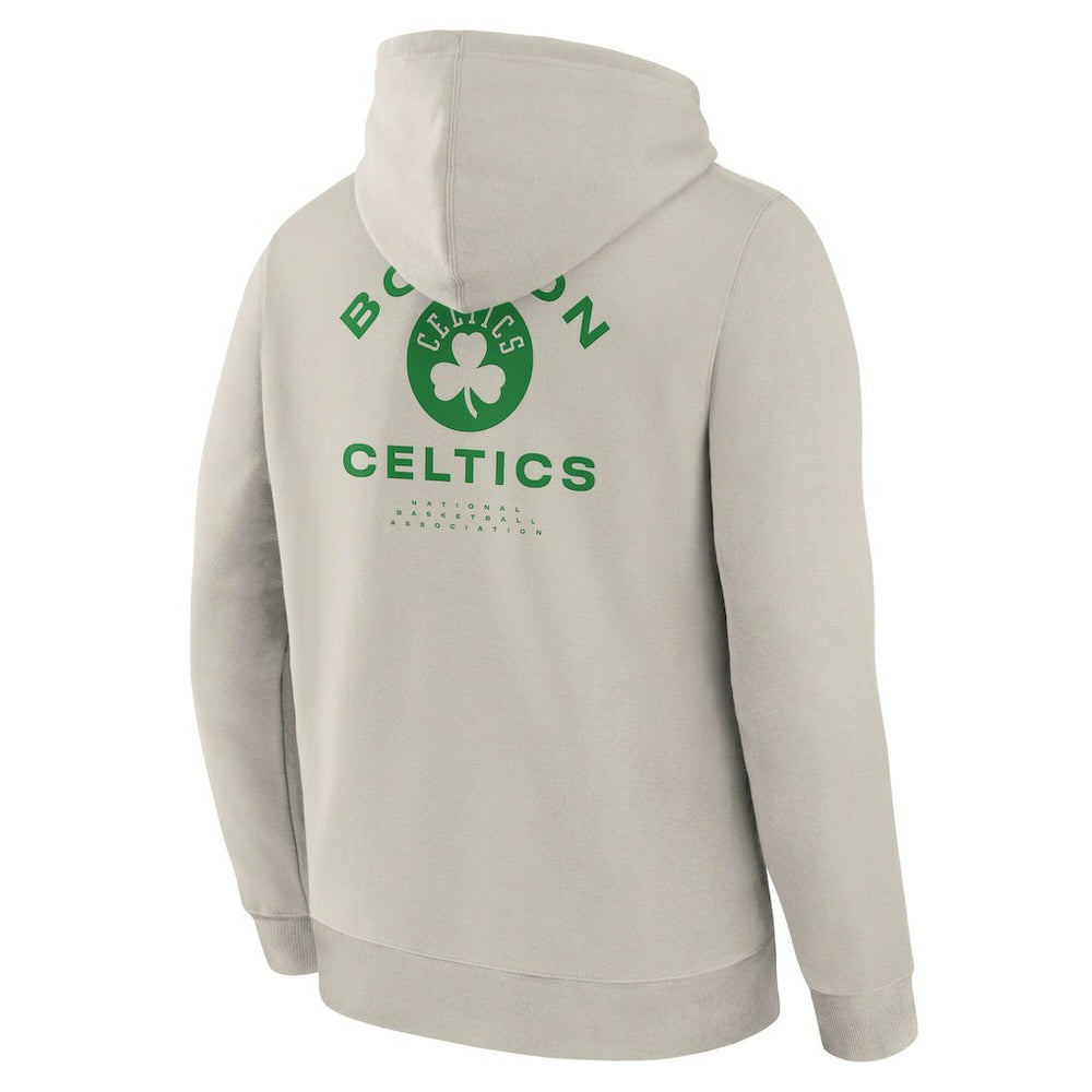 Off White Boston Celtics Crossover Collection Blocked Shot Premium Pullover Hoodie | NBA