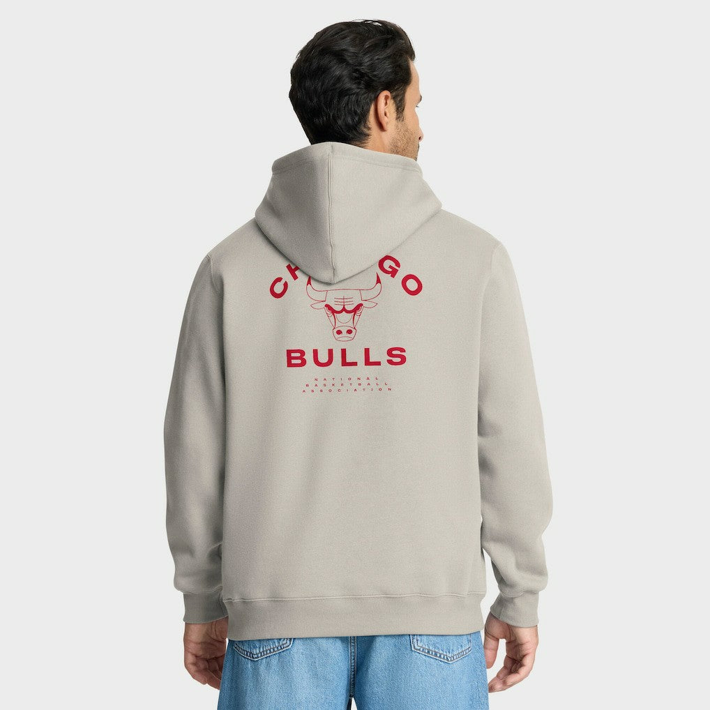 Off White Chicago Bulls Crossover Collection Blocked Shot Premium Pullover Hoodie | NBA