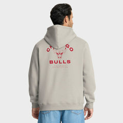 Off White Chicago Bulls Crossover Collection Blocked Shot Premium Pullover Hoodie | NBA