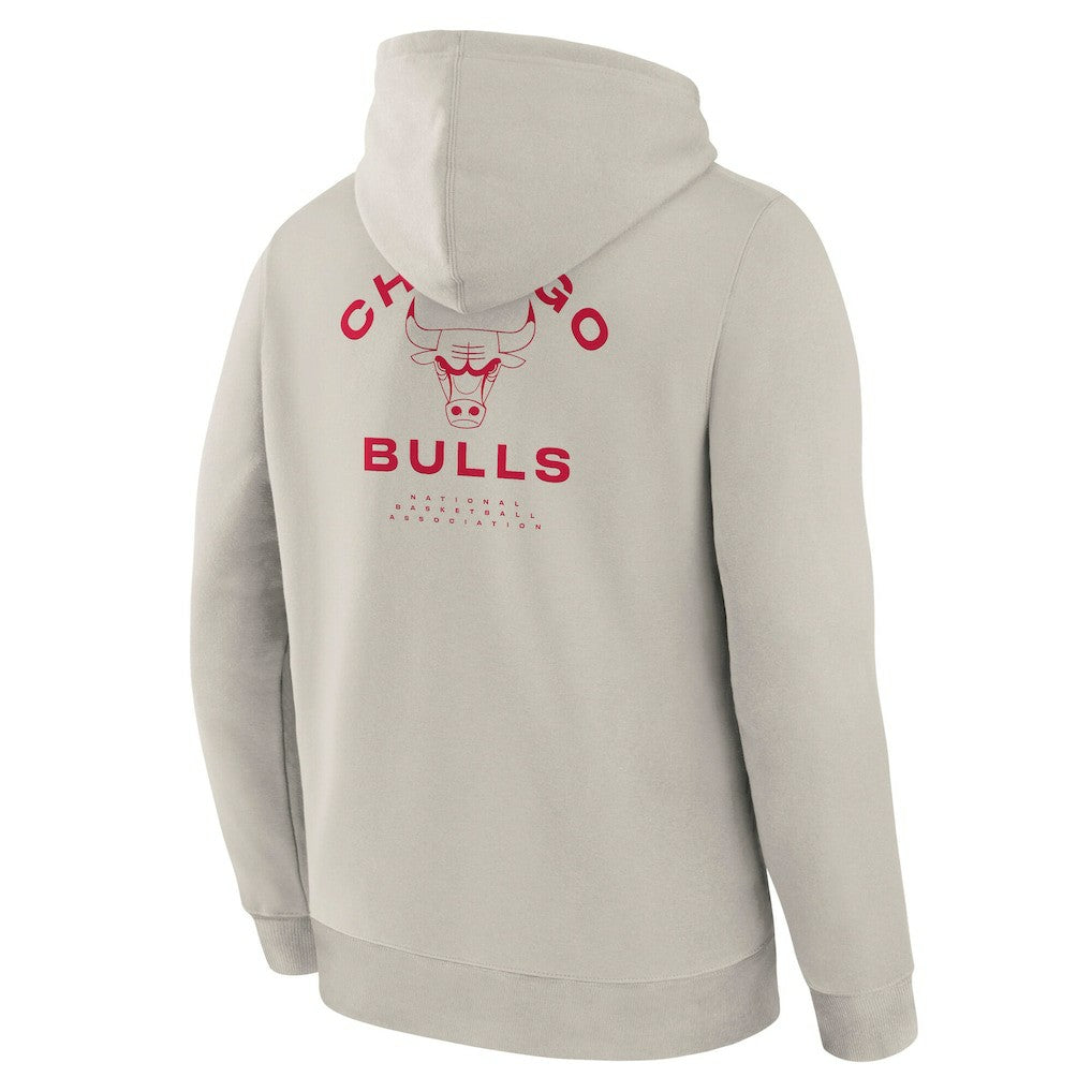 Off White Chicago Bulls Crossover Collection Blocked Shot Premium Pullover Hoodie | NBA