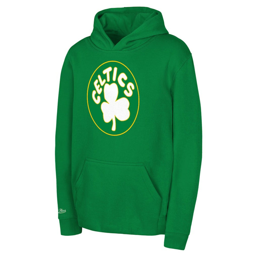 Kelly Green Boston Celtics Preschool Retro Logo Pullover Hoodie | NBA
