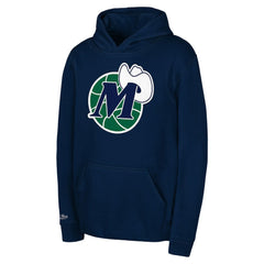 Navy Dallas Mavericks Preschool Retro Logo Pullover Hoodie sale | NBA