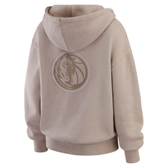 Tan Dallas Mavericks WEAR by Erin Andrews Women's Washed Pullover Crewdie sale | NBA