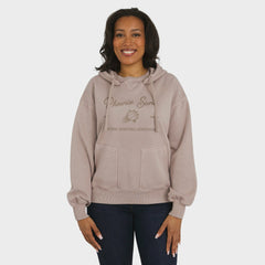 Tan Phoenix Suns WEAR by Erin Andrews Women's Washed Pullover Crewdie | NBA