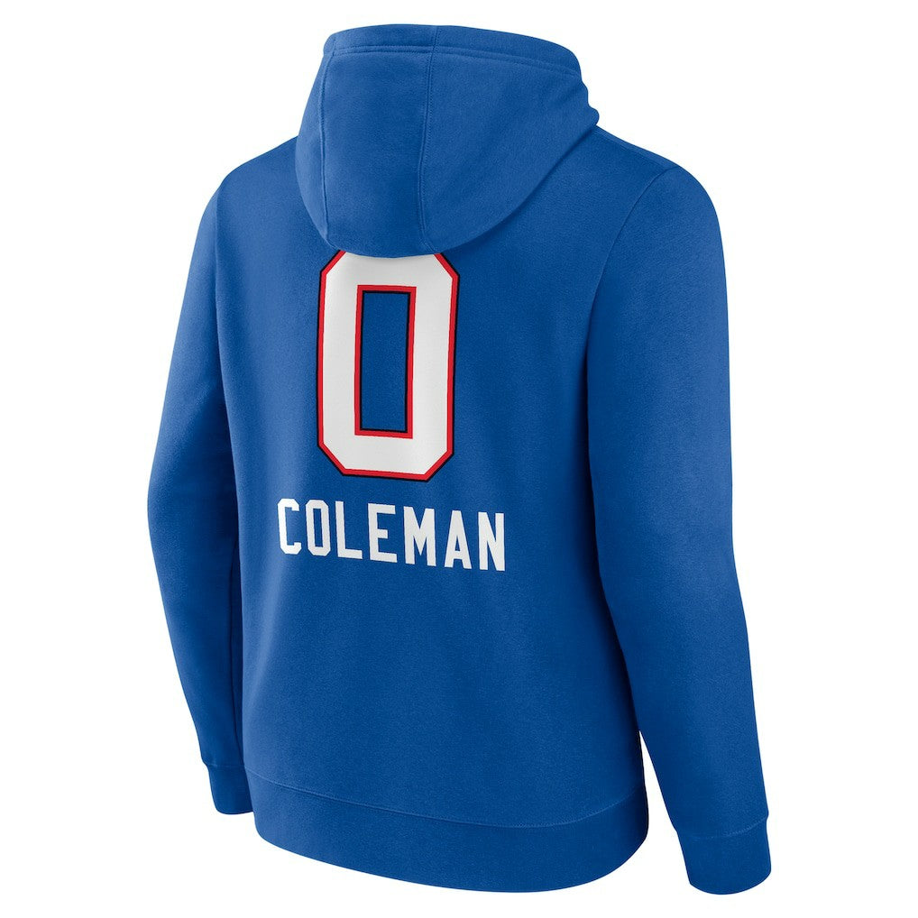Buffalo Bills Keon Coleman  Team Wordmark Name & Number Pullover Hoodie | NFL On sale