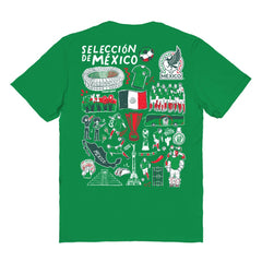 Mexico National Team Vive La Fete Women's Impressions Artwork T-Shirt