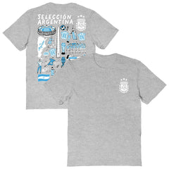 Argentina National Team Vive La Fete Women's Impressions Artwork T-Shirt