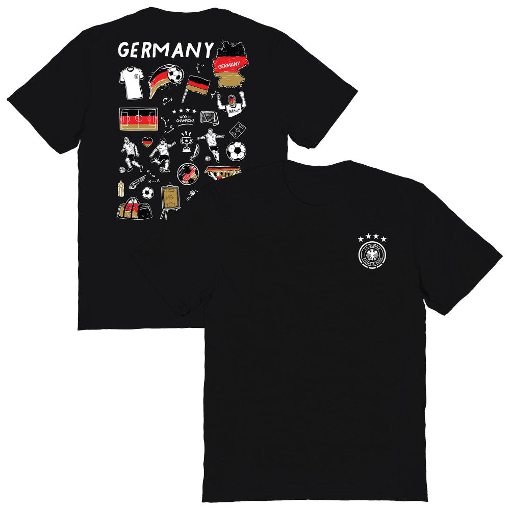 Germany National Team Vive La Fete Women's Impressions Artwork T-Shirt