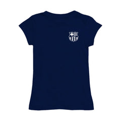 Barcelona Vive La Fete Girls Youth Color Badge Fitted T-Shirt