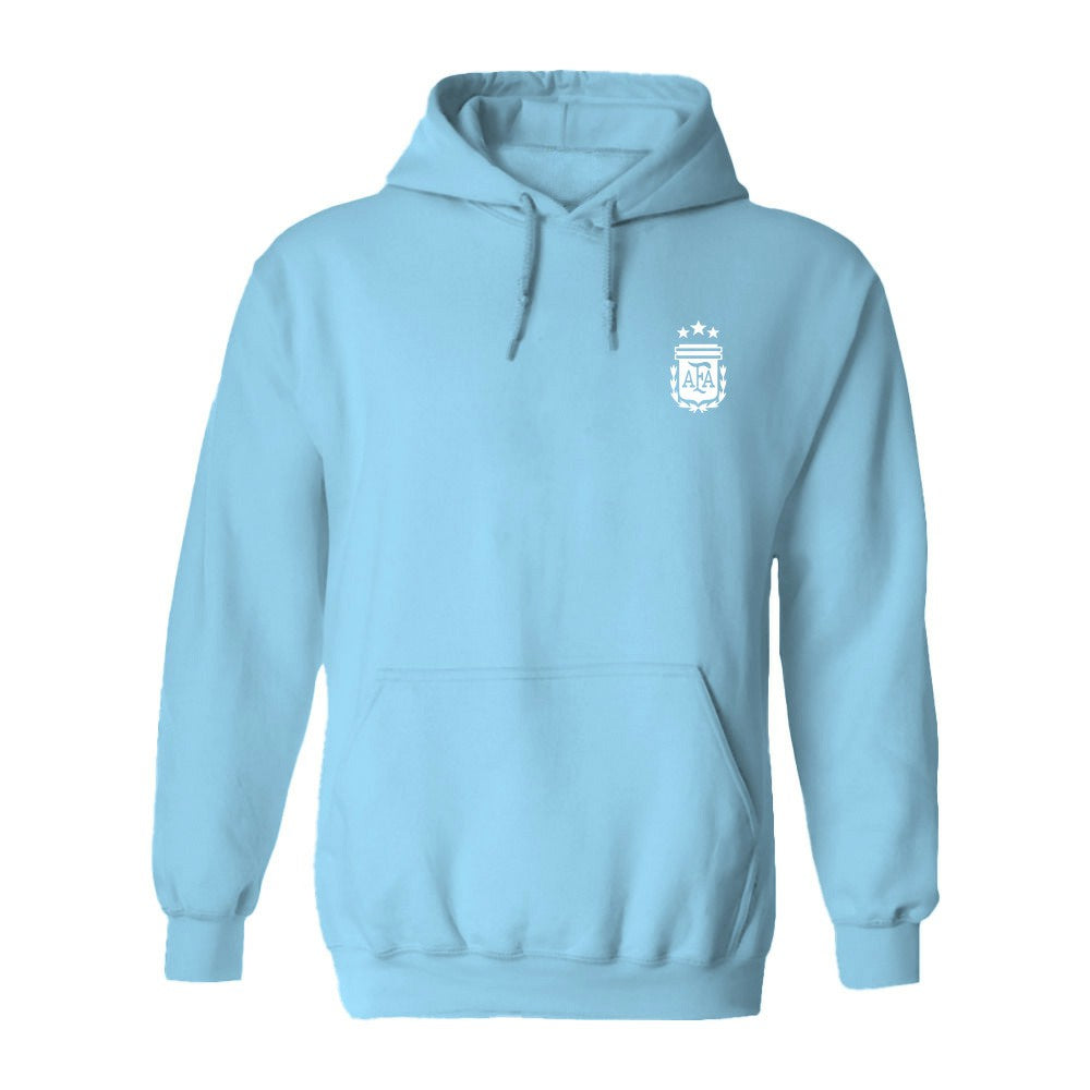 Argentina National Team Vive La Fete Women's Color Badge Pullover Hoodie