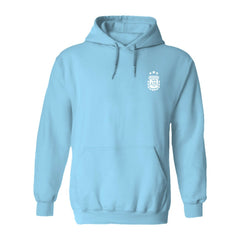 Argentina National Team Vive La Fete Women's Color Badge Pullover Hoodie