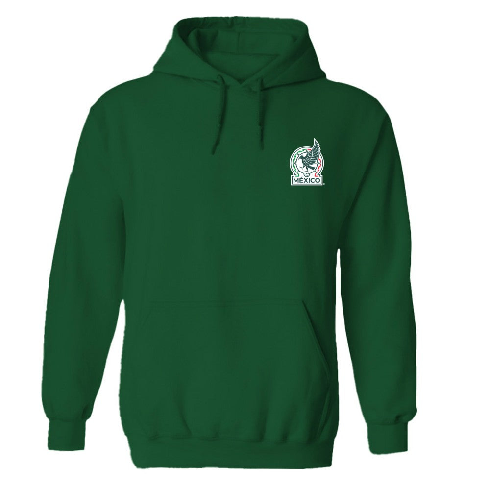 Mexico National Team Vive La Fete Women's Color Badge Pullover Hoodie