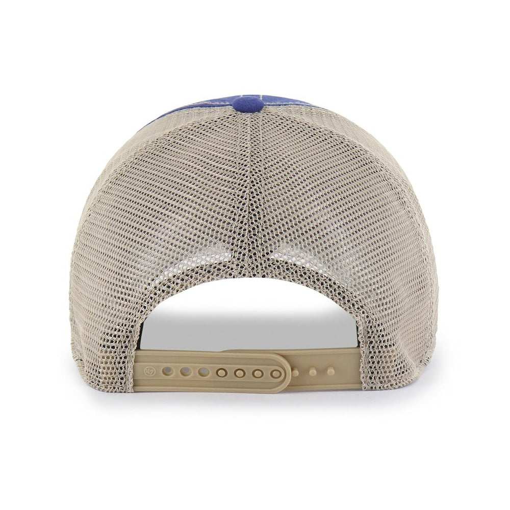 Royal/Tan Golden State Warriors '47 Wabash Patch Clean Up Adjustable Hat sale | NBA