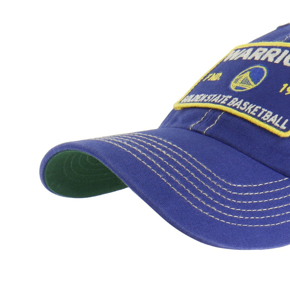Royal/Tan Golden State Warriors '47 Wabash Patch Clean Up Adjustable Hat sale | NBA