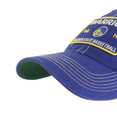 Royal/Tan Golden State Warriors '47 Wabash Patch Clean Up Adjustable Hat sale | NBA