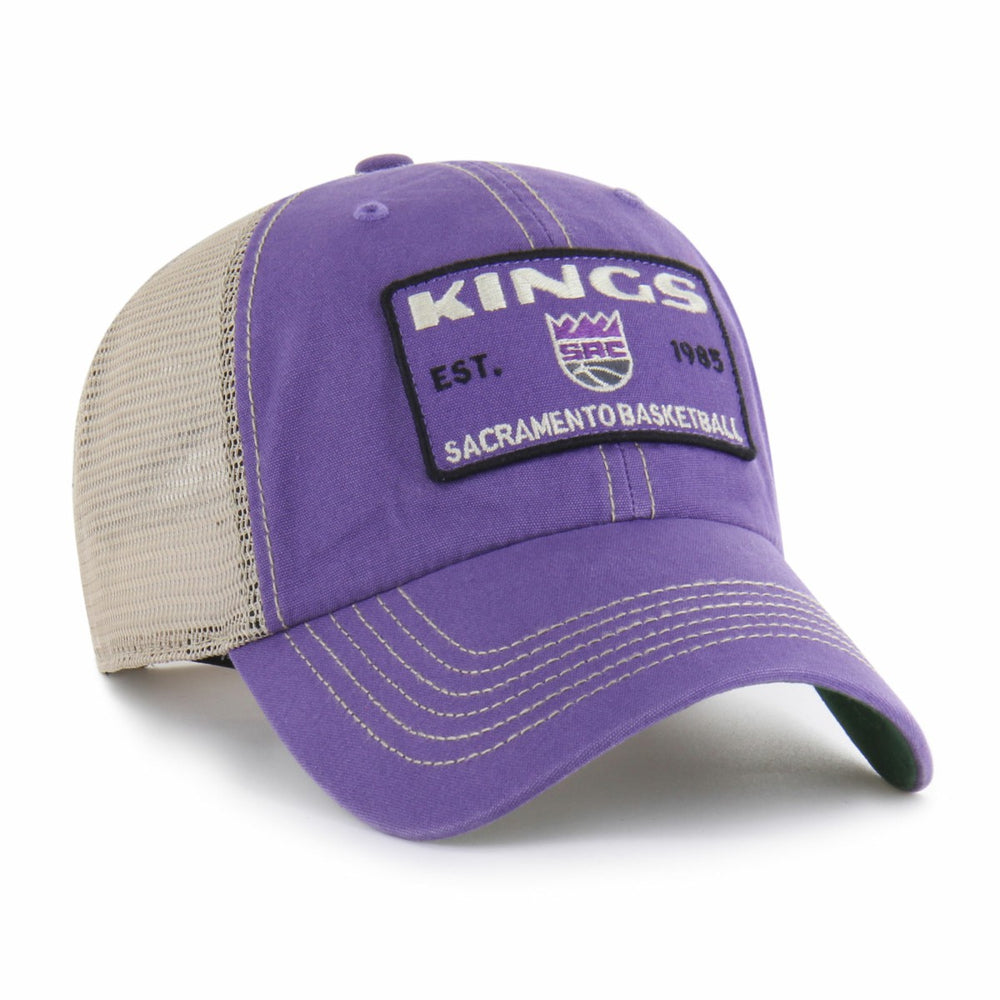Purple/Tan Sacramento Kings '47 Wabash Patch Clean Up Adjustable Hat | NBA