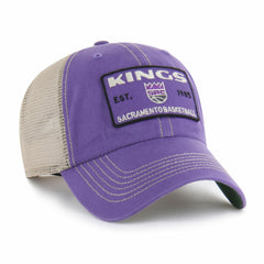 Purple/Tan Sacramento Kings '47 Wabash Patch Clean Up Adjustable Hat | NBA