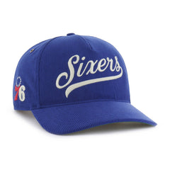 Royal Philadelphia 76ers '47 Golden Age Relaxed Corduroy Hitch Adjustable Hat | NBA