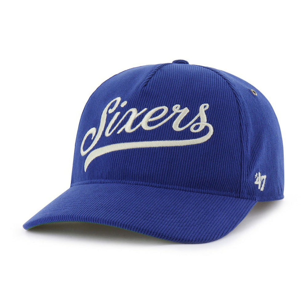 Royal Philadelphia 76ers '47 Golden Age Relaxed Corduroy Hitch Adjustable Hat | NBA