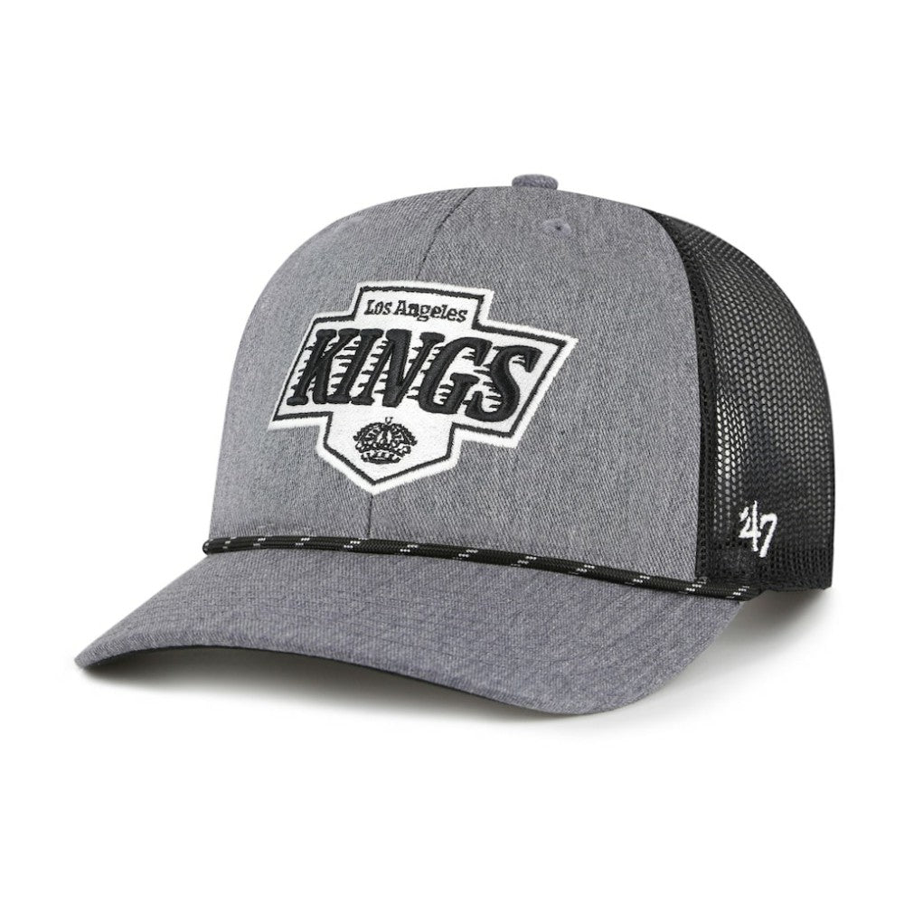 Los Angeles Kings '47 Carbon Rope Trucker Adjustable Hat -  NHL Hats