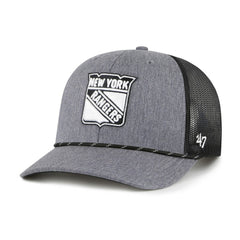 New York Rangers '47 Carbon Rope Trucker Adjustable Hat -  NHL Hats