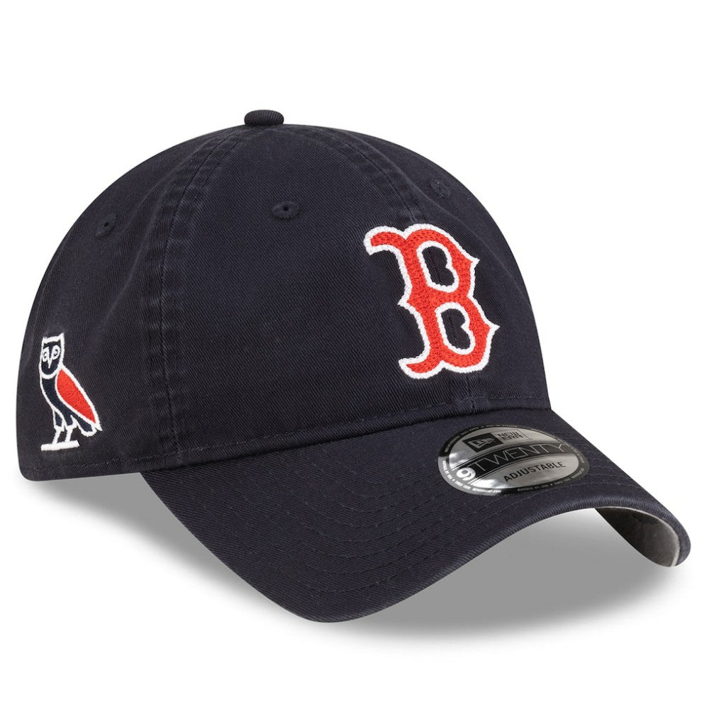 Boston Red Sox OVO x New Era Washed 9TWENTY Adjustable Hat - MLB Hats