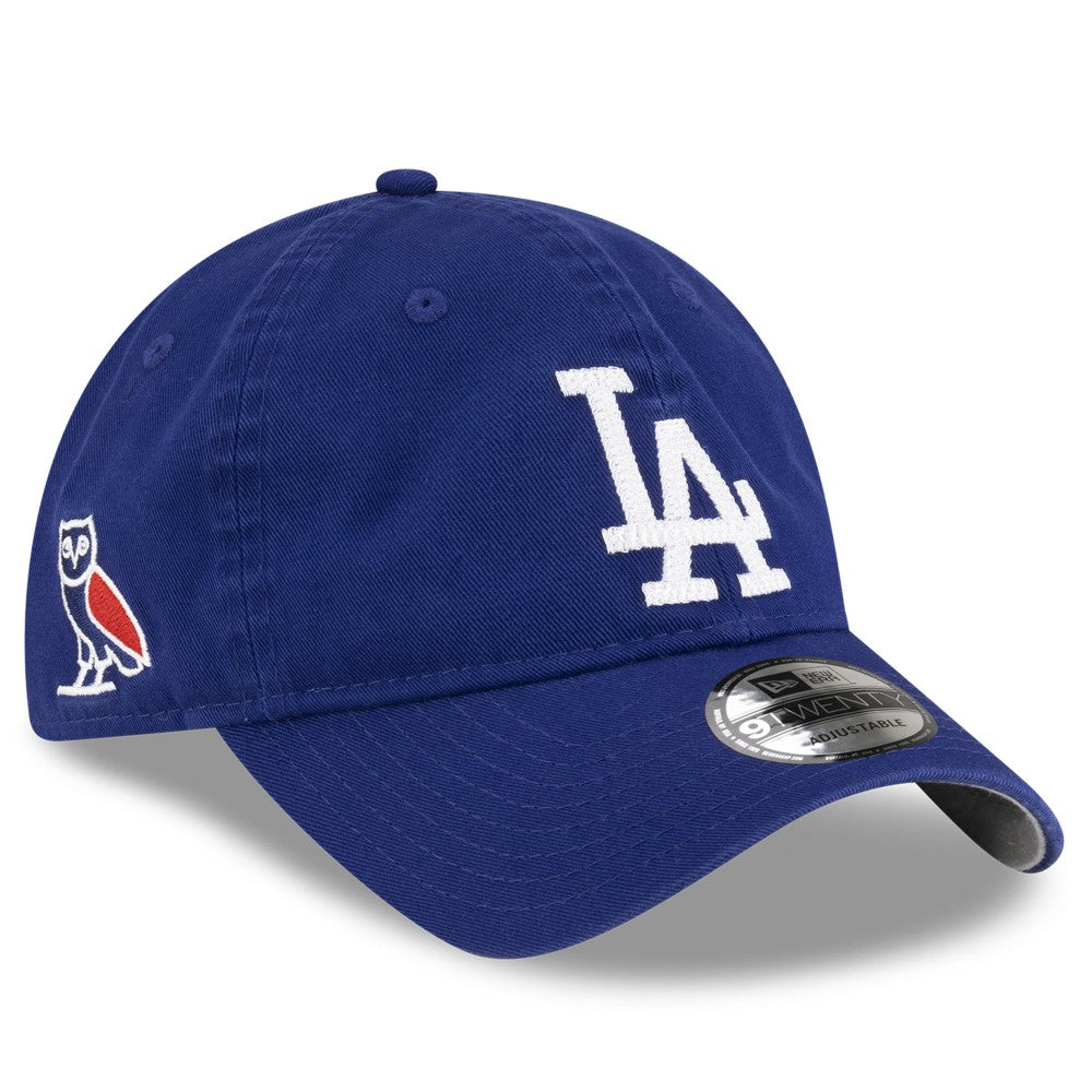 Los Angeles Dodgers OVO x New Era Washed 9TWENTY Adjustable Hat - MLB Hats