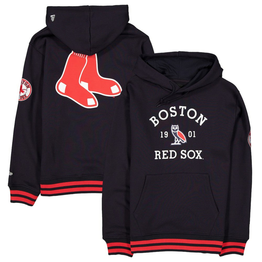 Boston Red Sox OVO x New Era Heavyweight Fleece Hoodie - MLB Hoodies