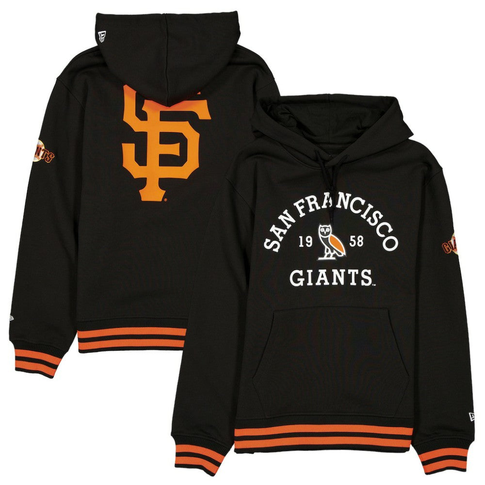 San Francisco Giants OVO x New Era Heavyweight Fleece Hoodie - MLB Hoodies