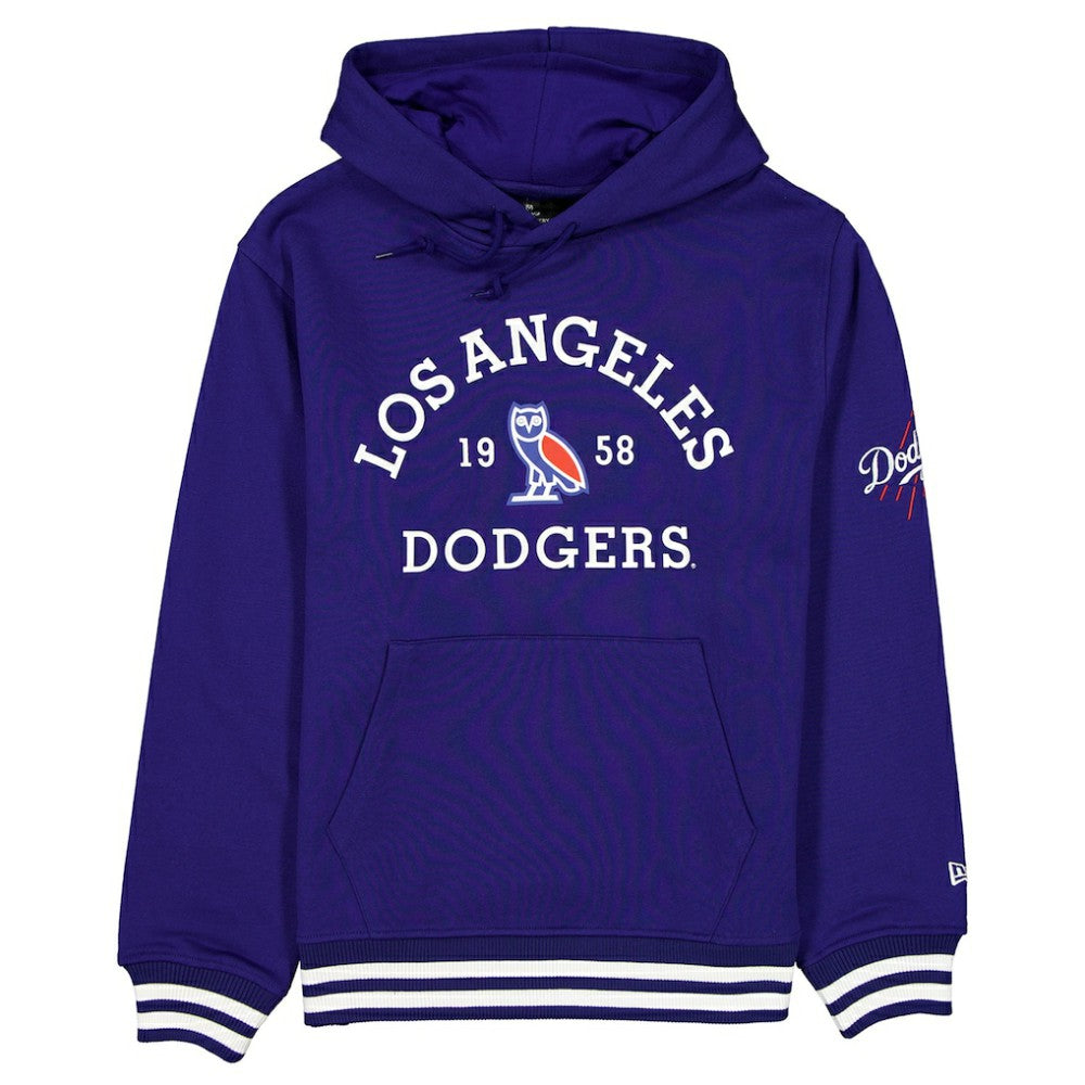 Los Angeles Dodgers OVO x New Era Heavyweight Fleece Hoodie - MLB Hoodies