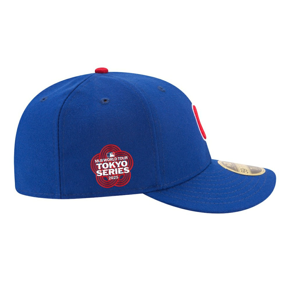 Chicago Cubs New Era 2025 MLB World Tour: Tokyo Series Side Patch Low Profile 59FIFTY Fitted Hat - MLB Hats