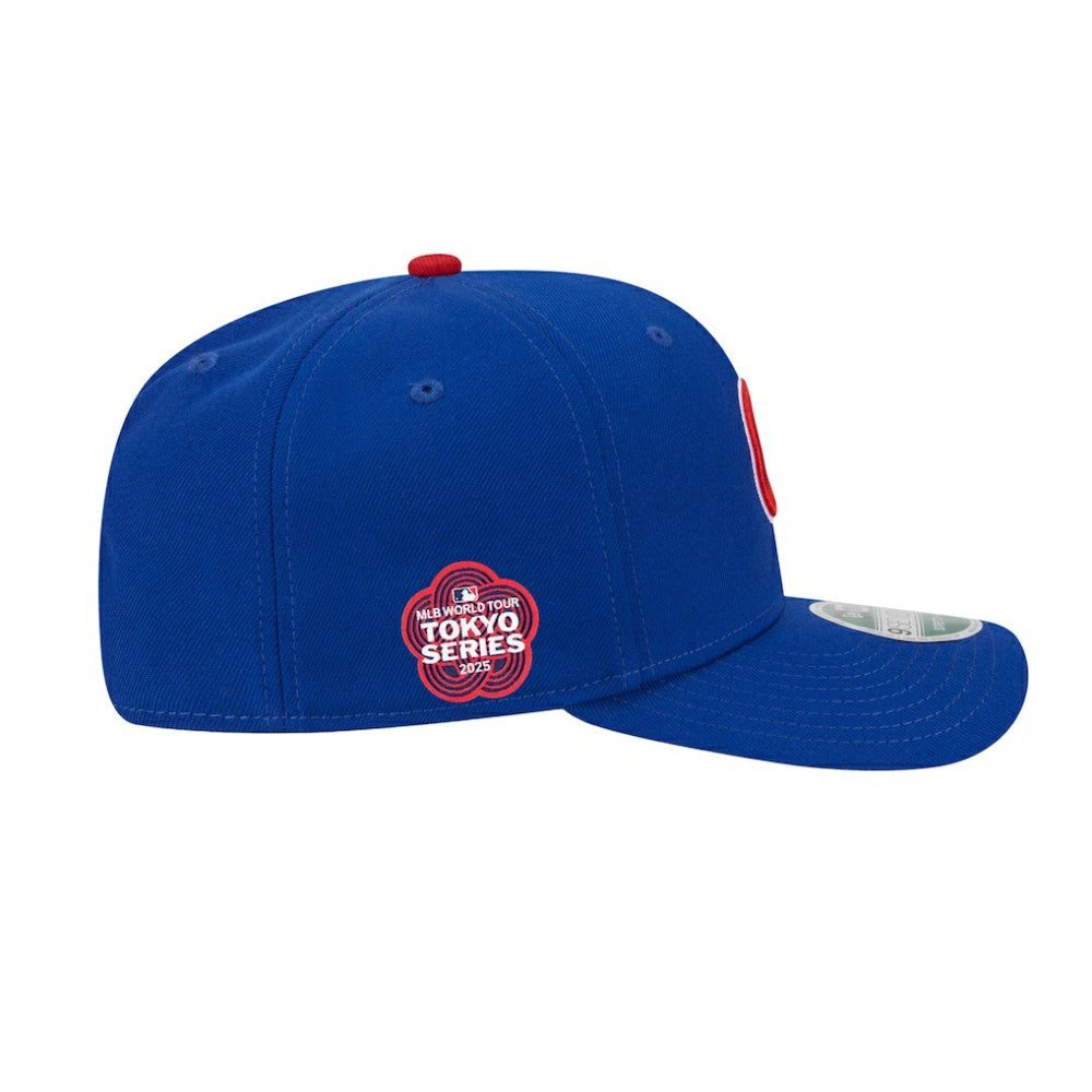 Chicago Cubs New Era 2025 MLB World Tour: Tokyo Series Side Patch 9SEVENTY Stretch-Snap Hat - MLB Hats