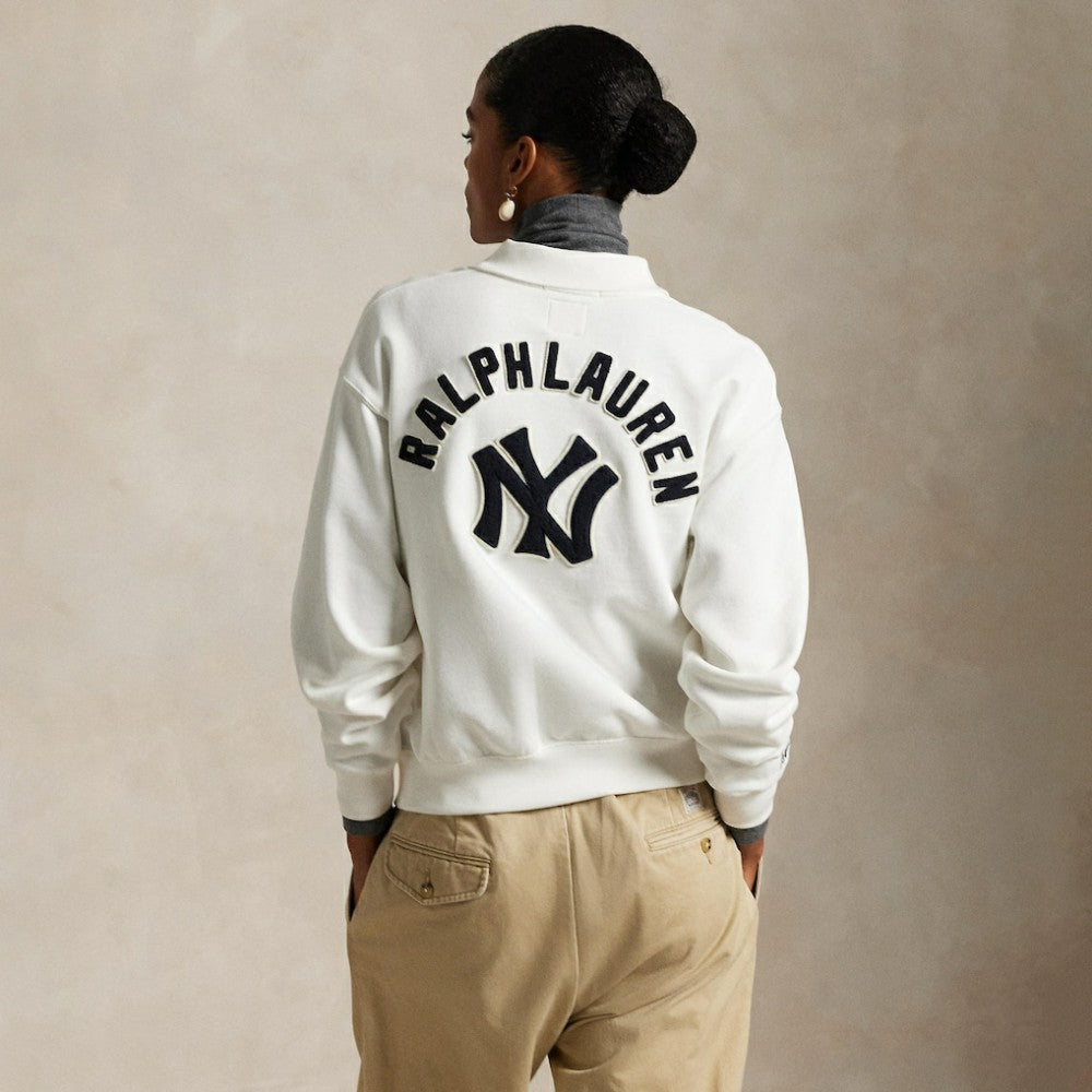 Yankees Polo Ralph Lauren  Fleece Polo - MLB