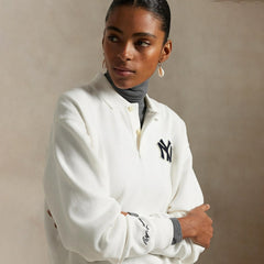 Yankees Polo Ralph Lauren  Fleece Polo - MLB
