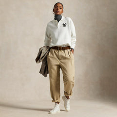 Yankees Polo Ralph Lauren  Fleece Polo - MLB