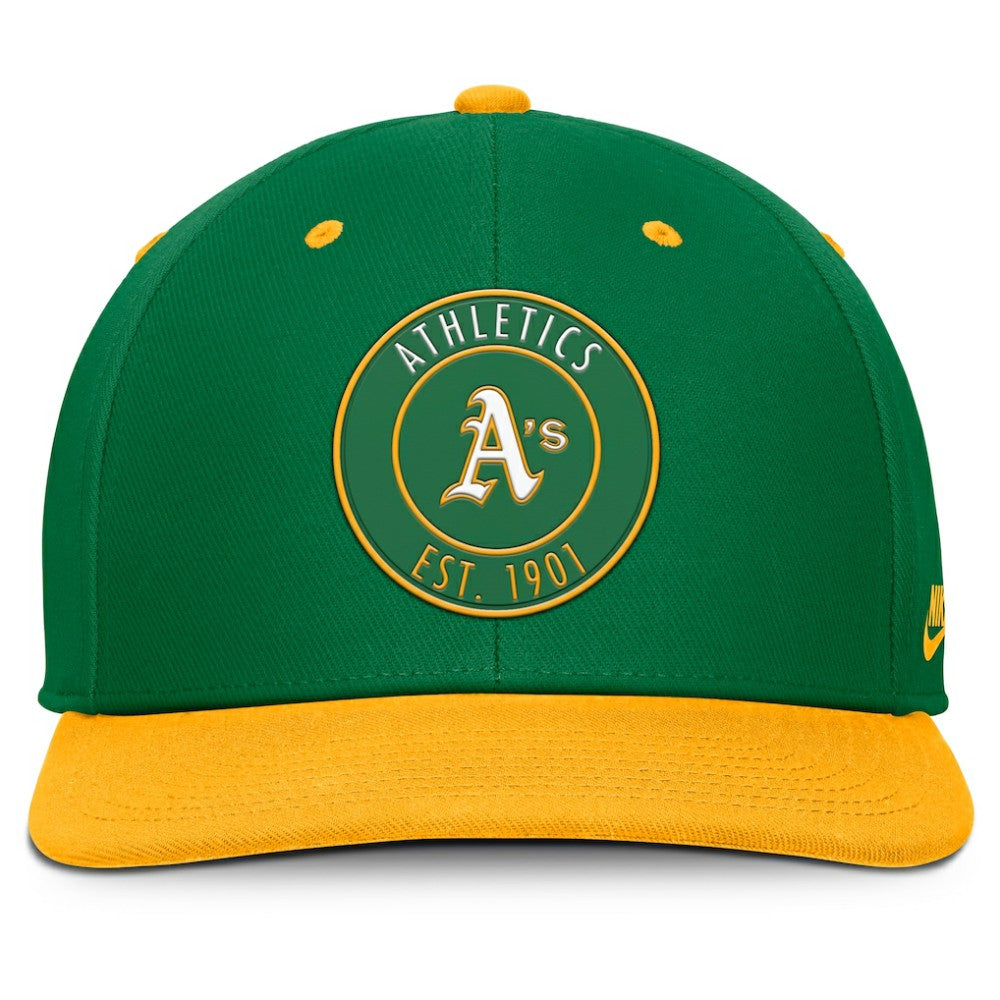 Athletics Nike Cooperstown Collection Pro Dri-FIT Snapback Hat - MLB Hats