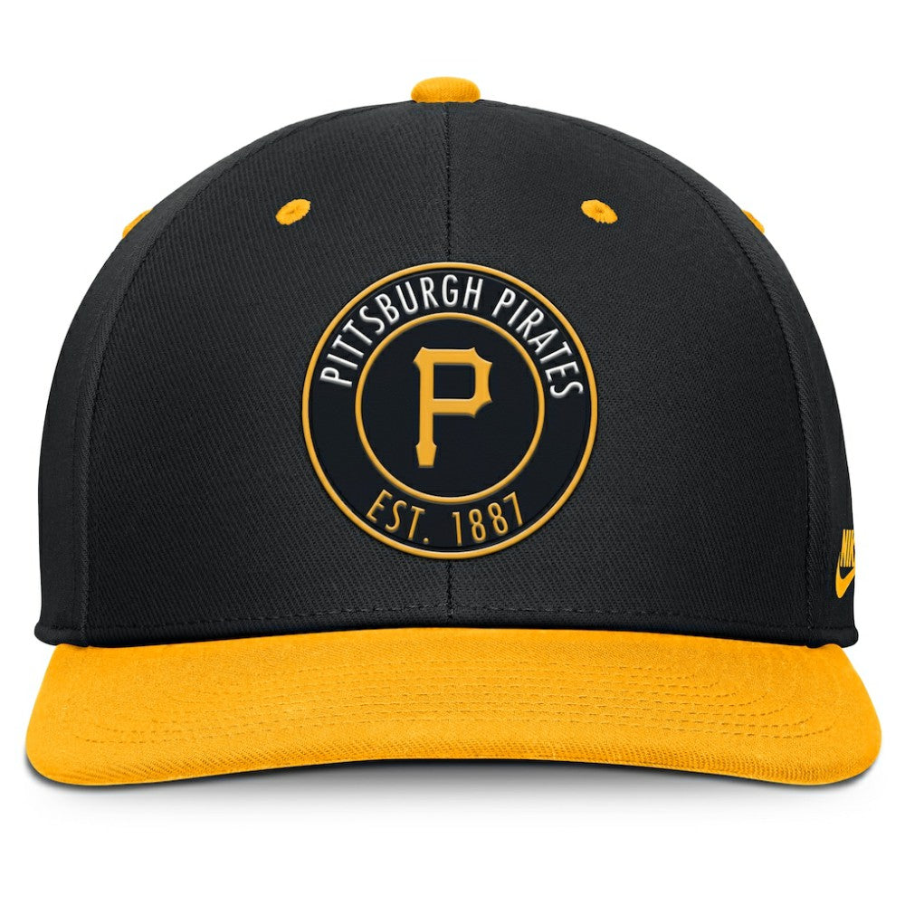 Pittsburgh Pirates Nike Cooperstown Collection Pro Dri-FIT Snapback Hat - MLB Hats