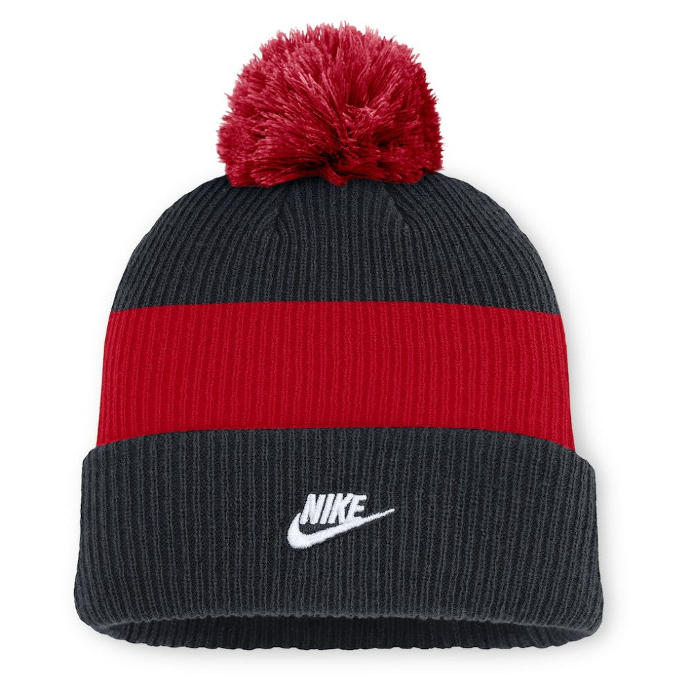 Boston Red Sox Nike Cooperstown Collection Peak Standard Cuffed Knit Hat with Pom - MLB Hats