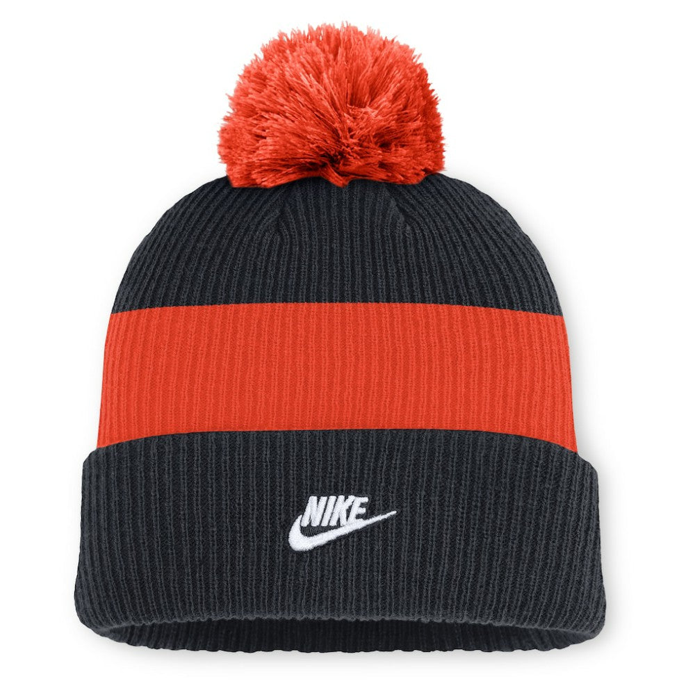 Detroit Tigers Nike Cooperstown Collection Peak Standard Cuffed Knit Hat with Pom - MLB Hats