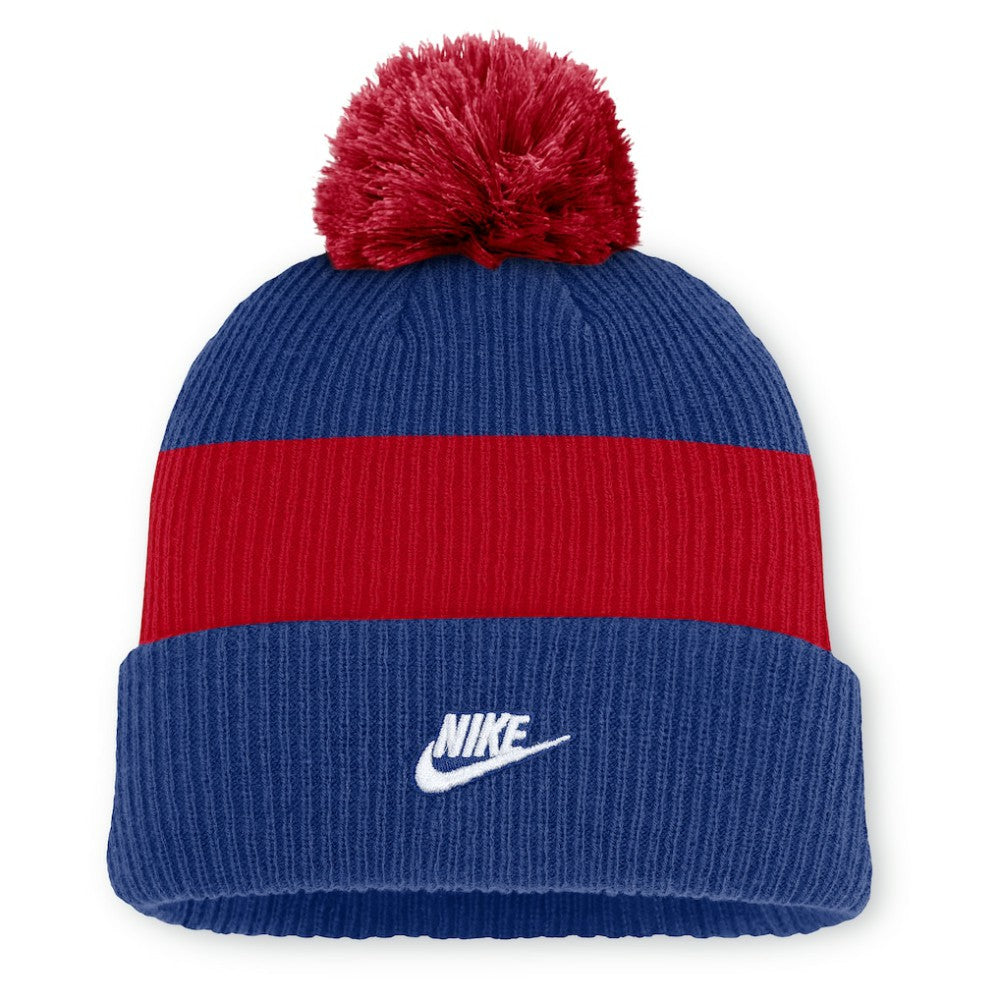 Chicago Cubs Nike Cooperstown Collection Peak Standard Cuffed Knit Hat with Pom - MLB Hats