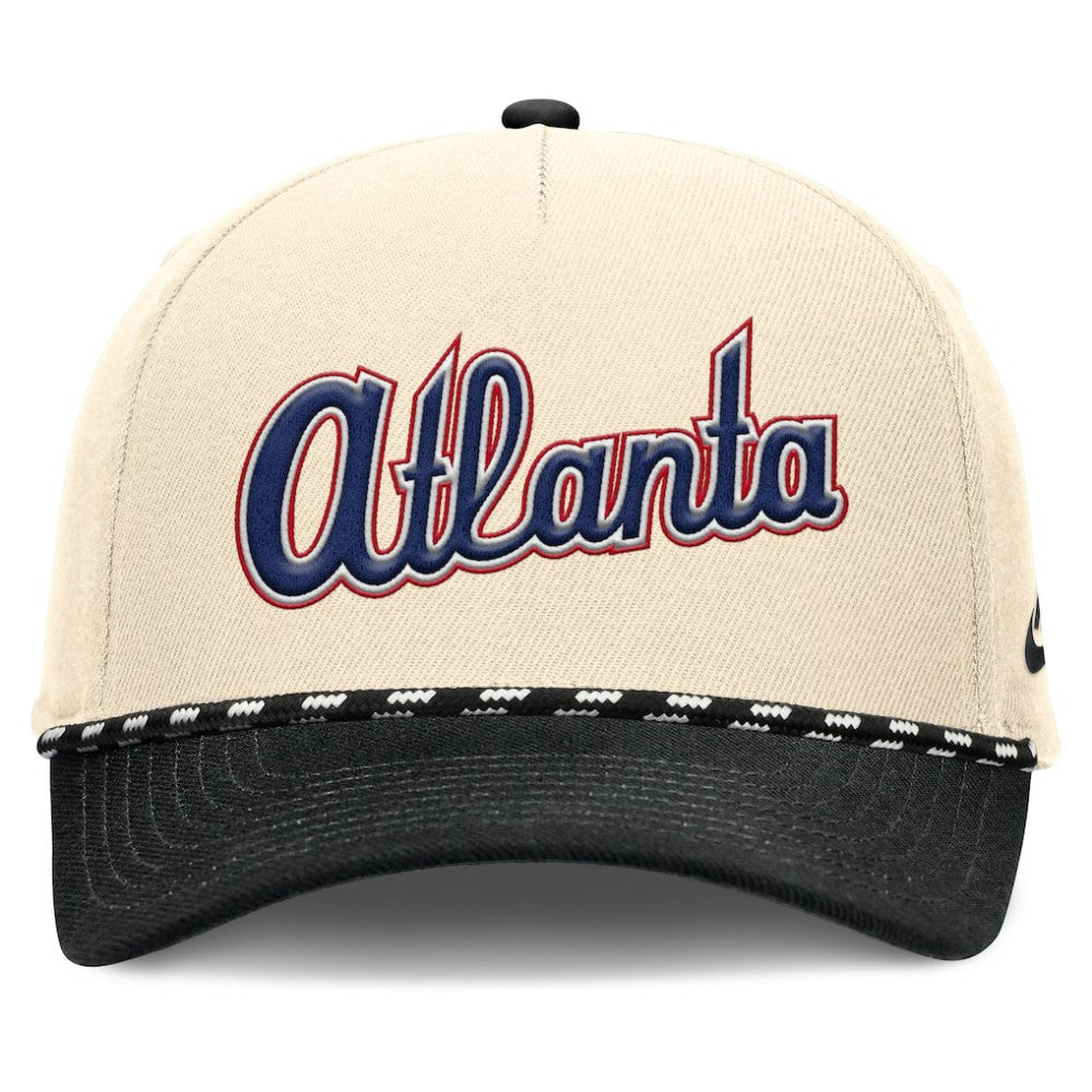 Atlanta Braves Nike Cooperstown Collection Rise Adjustable Hat - MLB Hats