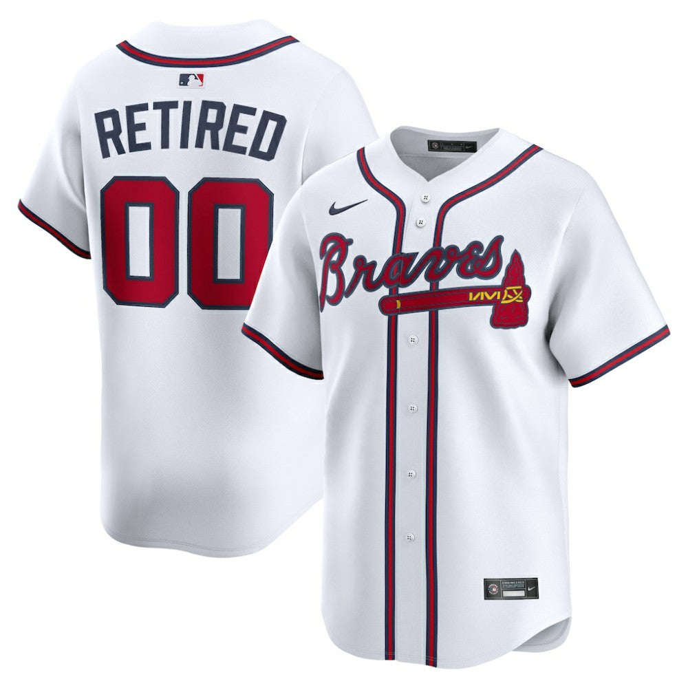 Atlanta Braves Nike Home Limited Pick-A-Player Retired Roster Jersey - MLB Jerseys