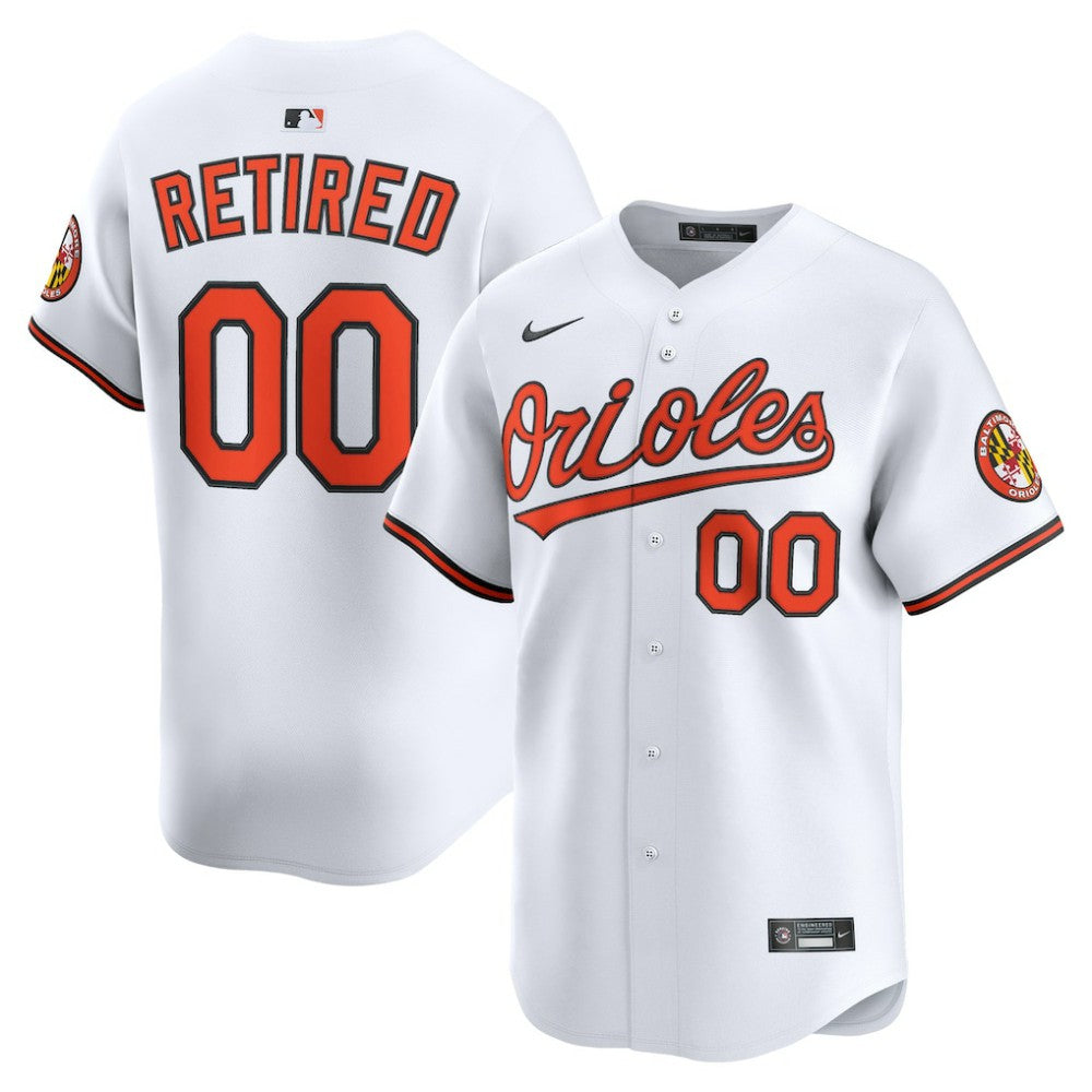 Baltimore Orioles Nike Home Limited Pick-A-Player Retired Roster Jersey - MLB Jerseys
